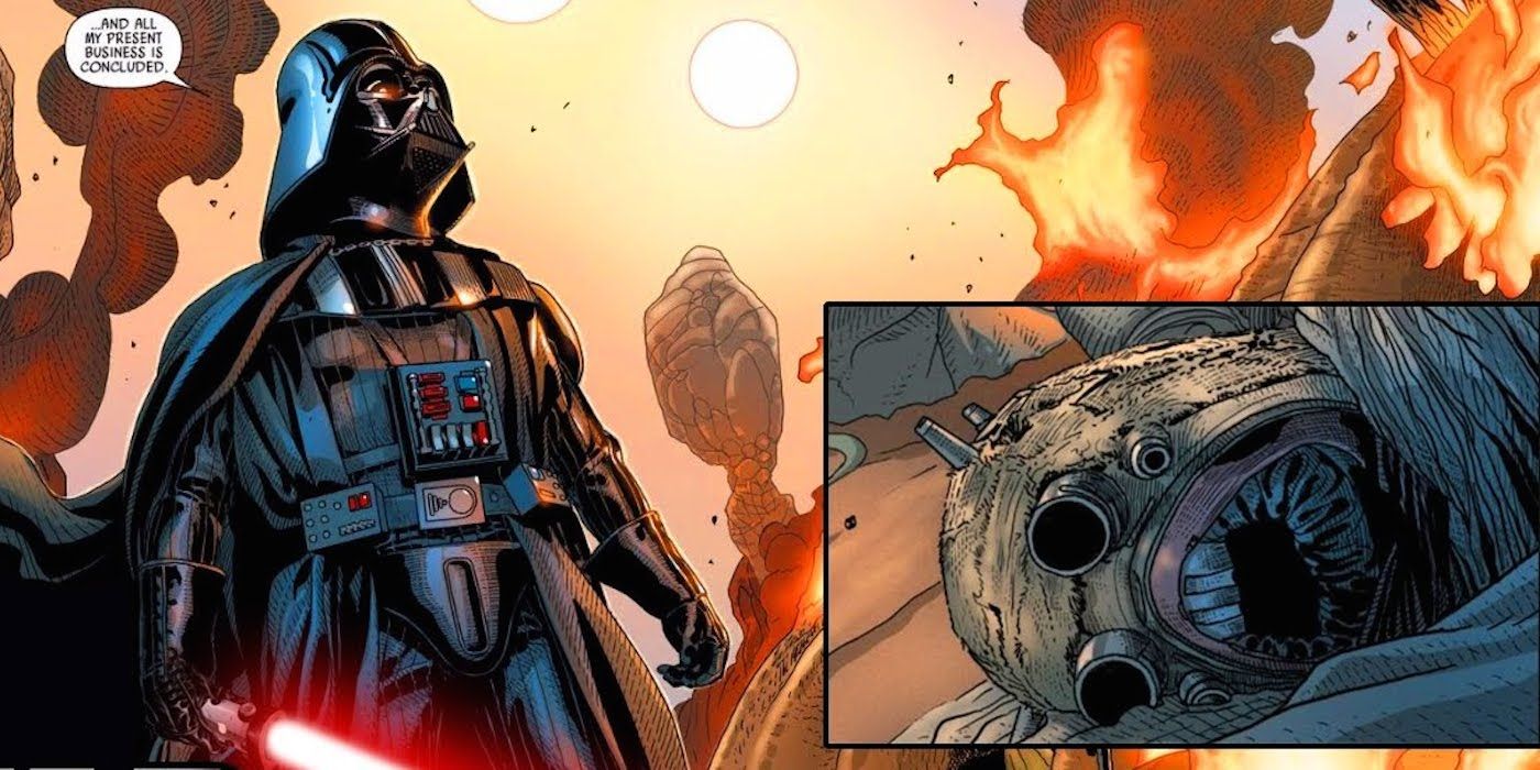 Star Wars 15 Secrets Revealed In Marvels Darth Vader Comic Book