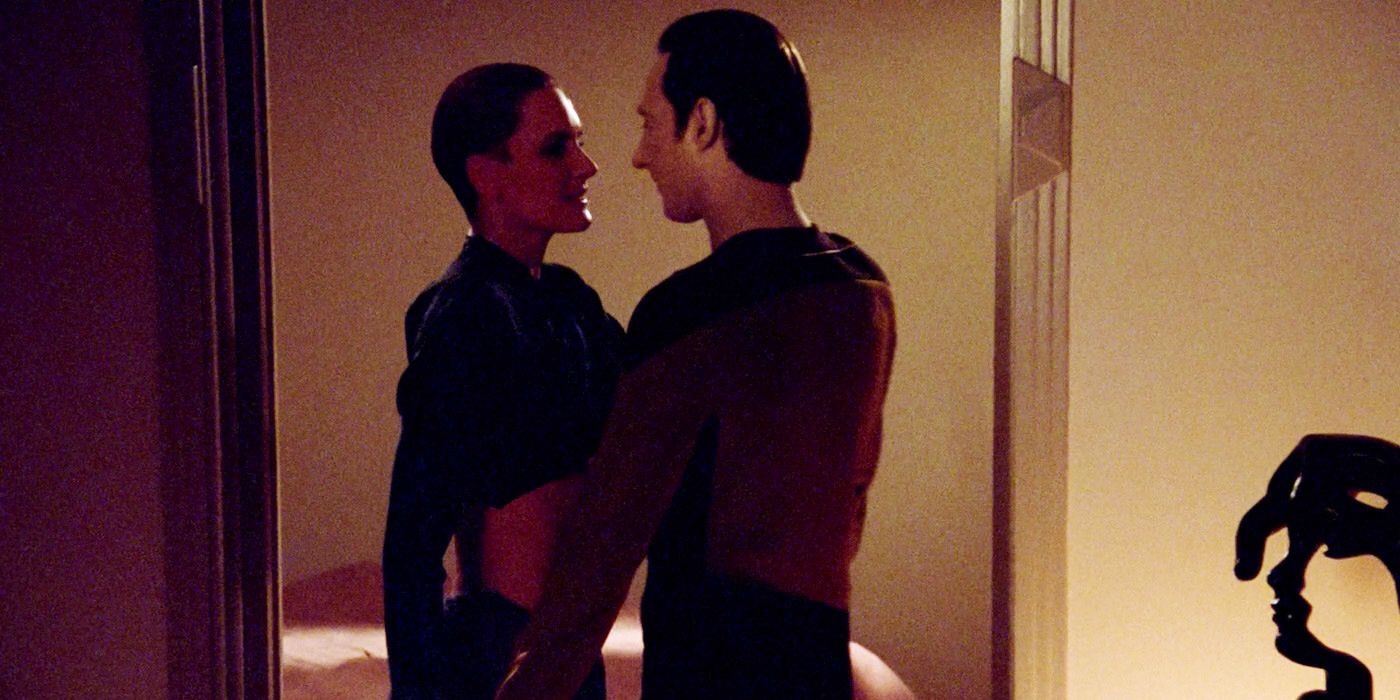 Data Tasha Yar Star Trek The naked Now