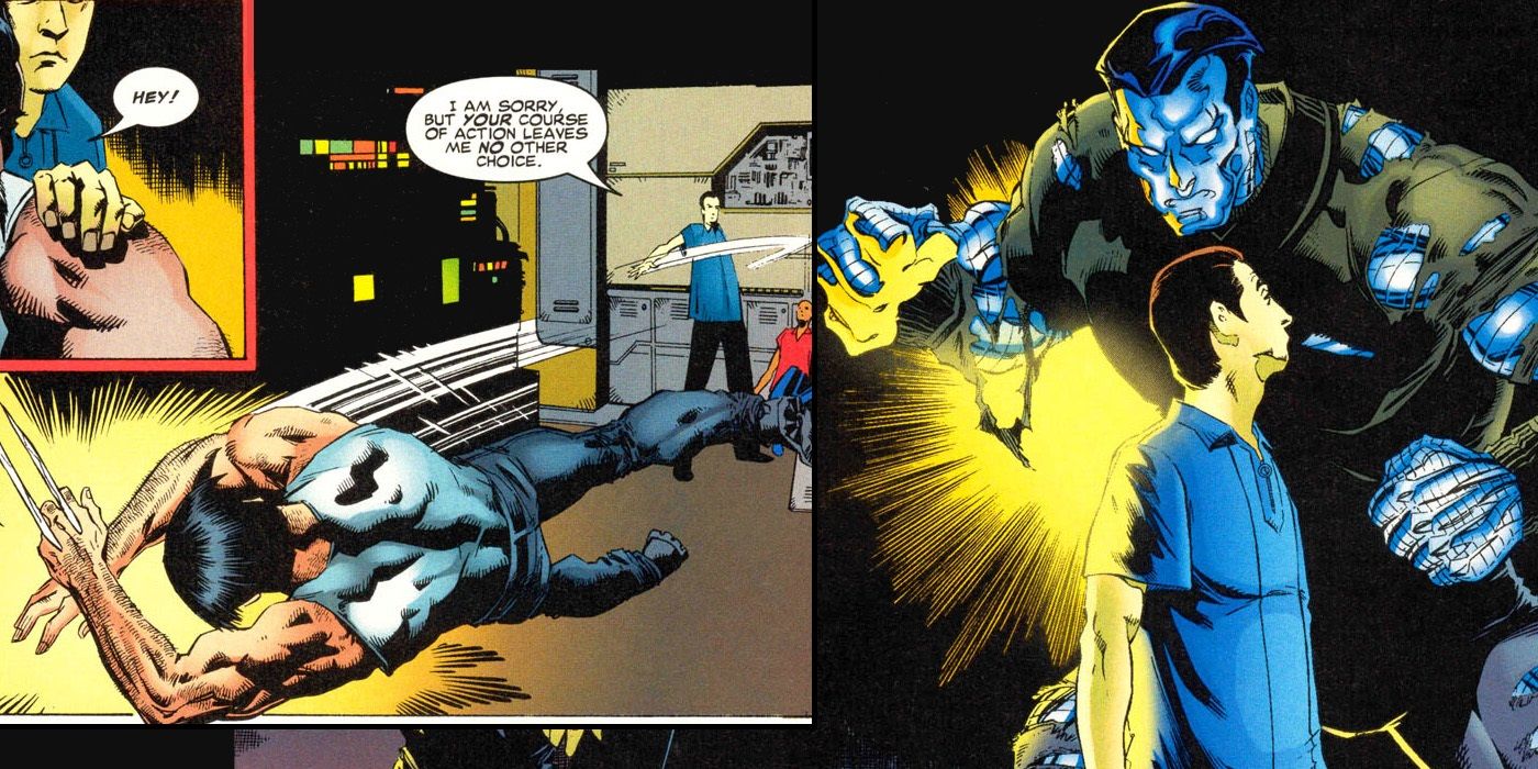 Data Wolverine Colossus X-Men Star Trek