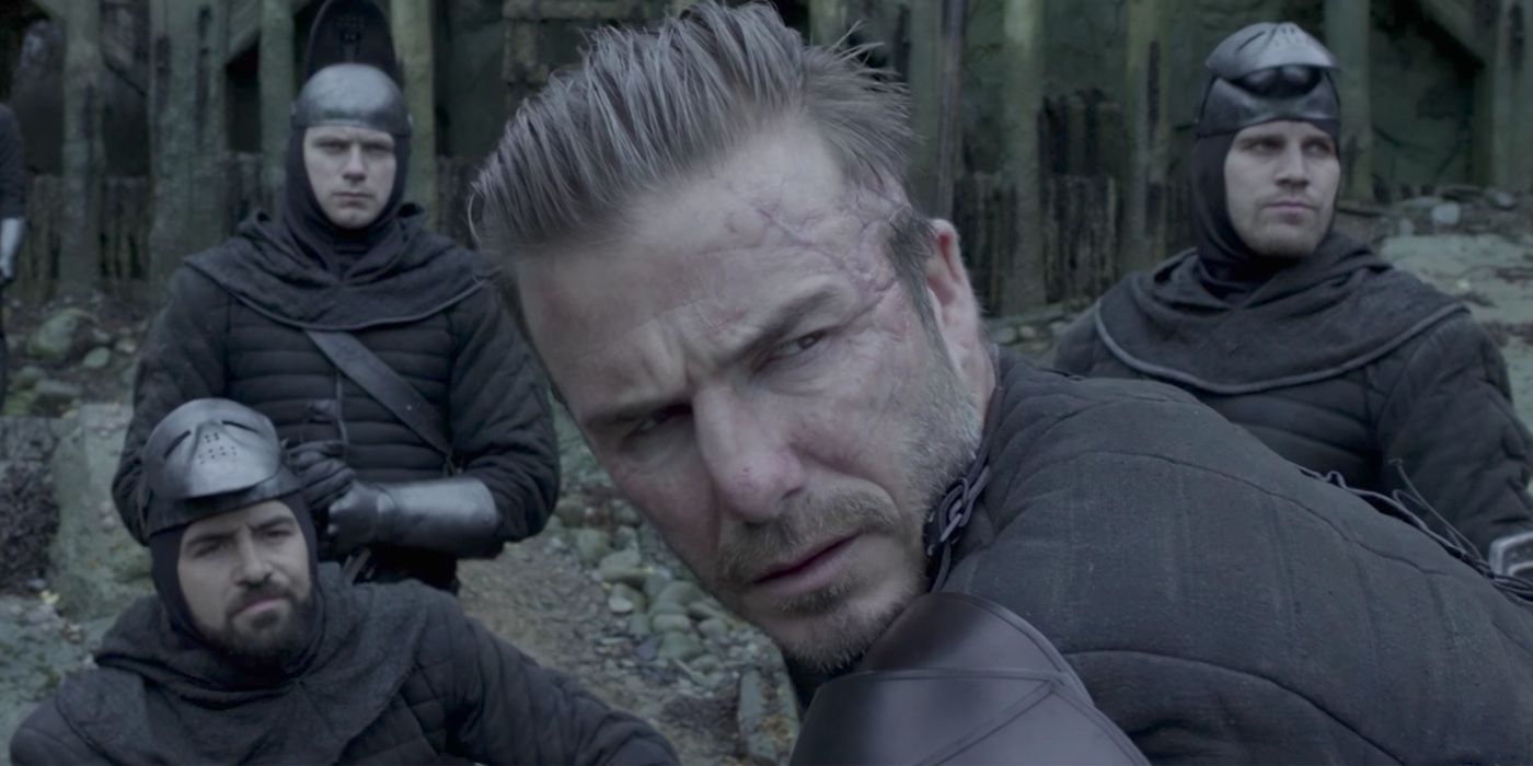 David Beckham as Trigger in King Arthur Legend of the Sword
