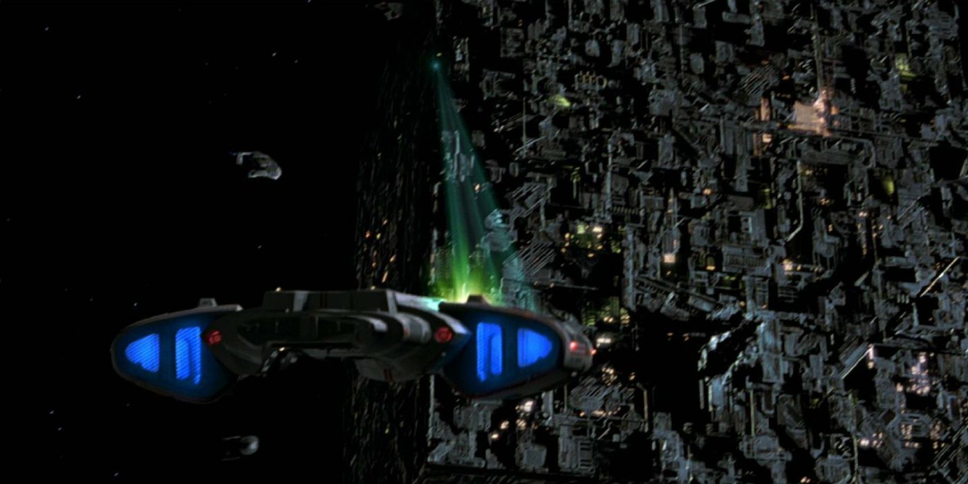 Defiant Borg Cube Star Trek First Contact