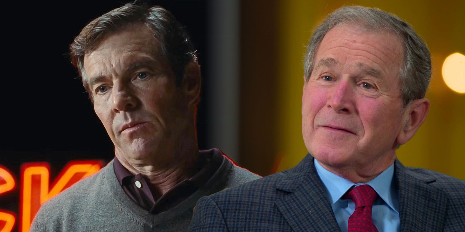 Dennis Quaid and George W. Bush Katrina American Crime Story