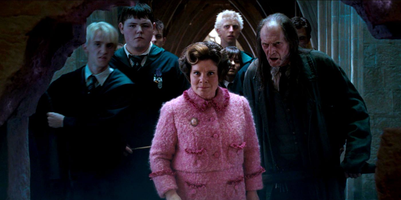 Dolores Umbridge e o Esquadrão Inquisitorial em Harry Potter e a Ordem da Fênix