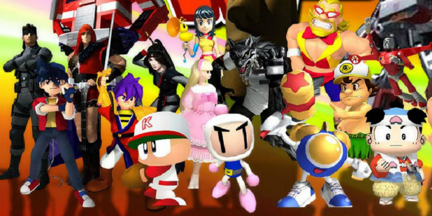 DreamMix TV World Fighters Konami Solid Snake Bomberman