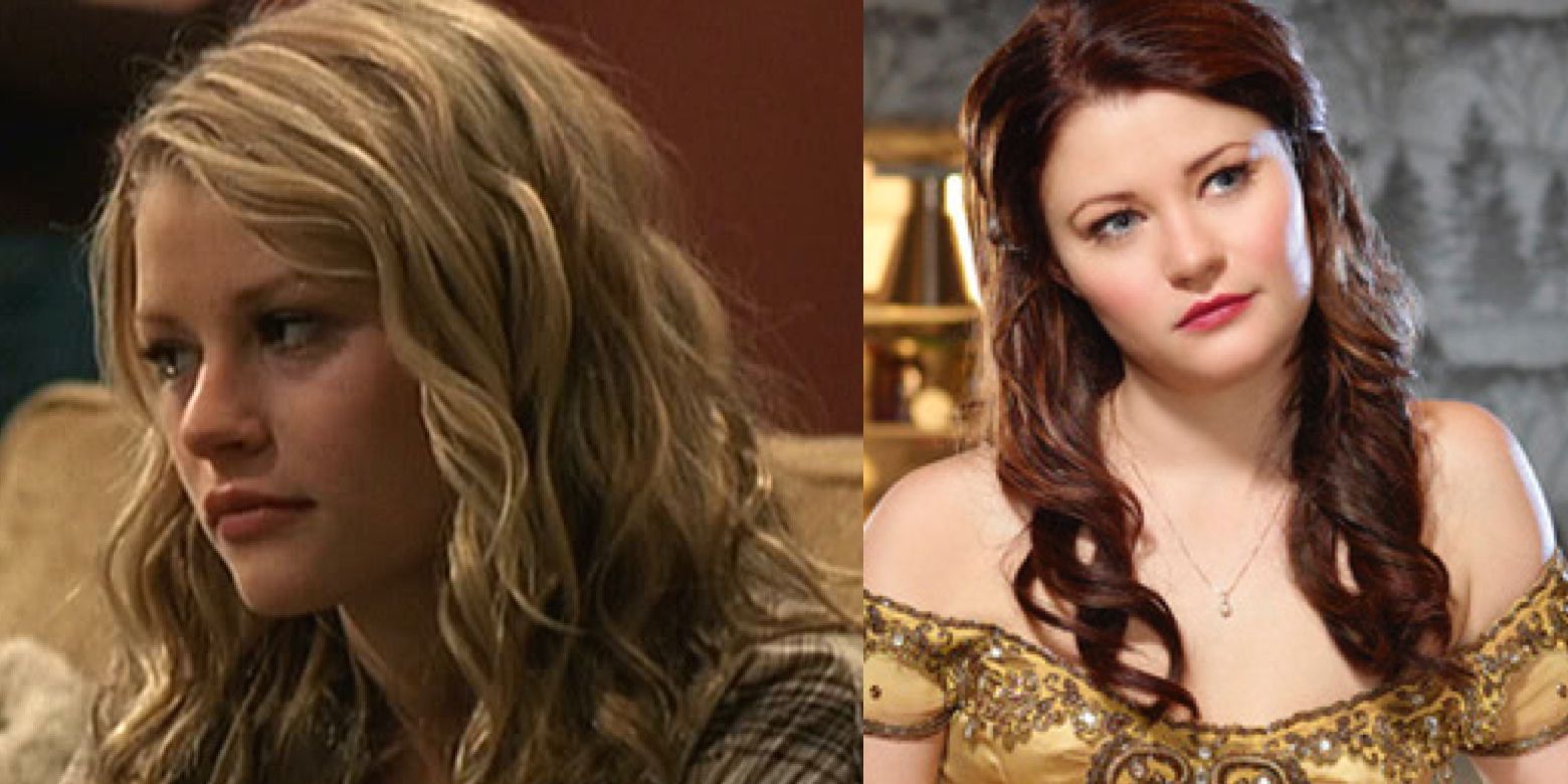 Emilie De Ravin as Tess in Roswell and Belle in Once Upon A Time
