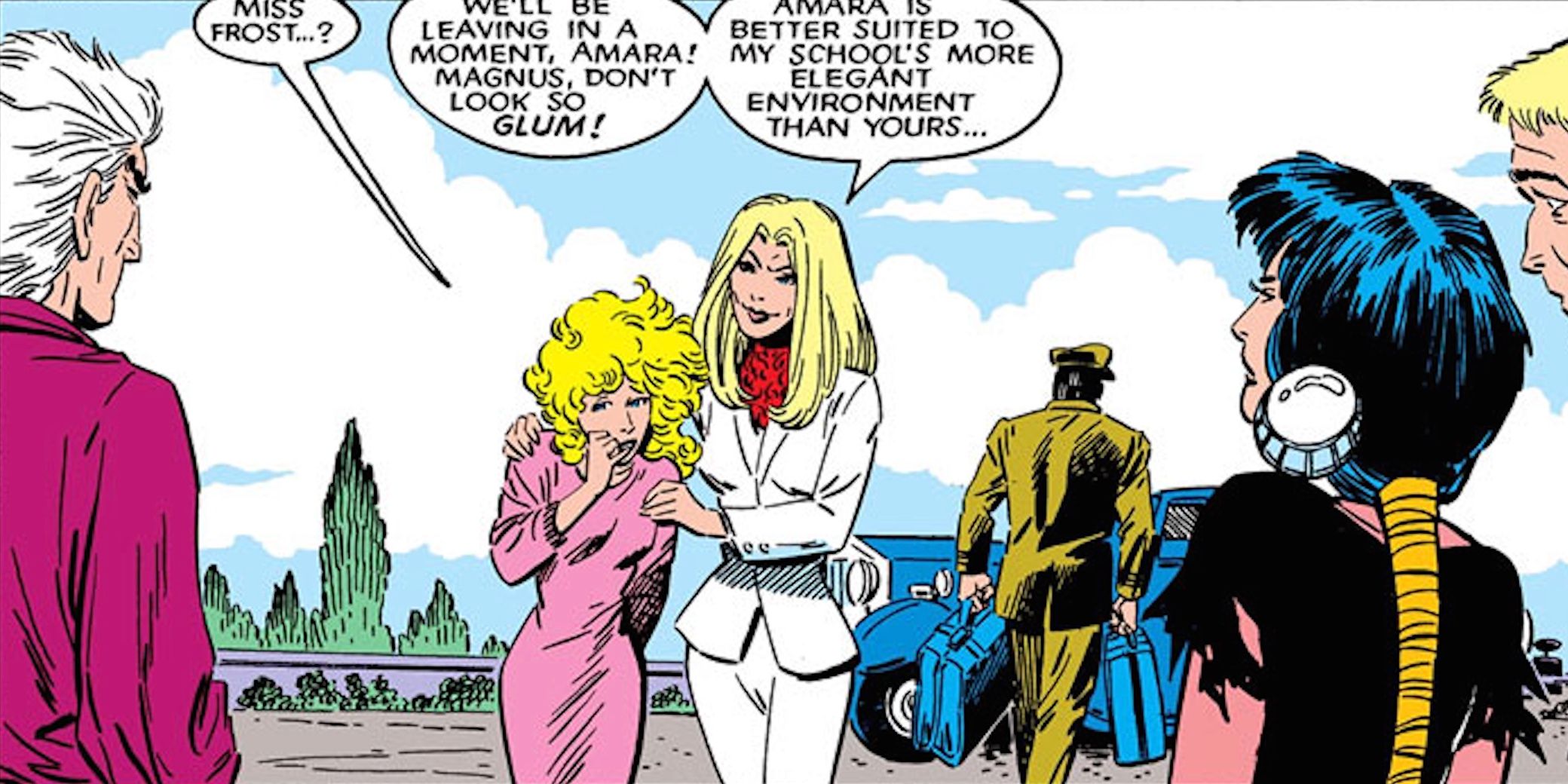 Emma Frost Takes New Mutants To Her School
