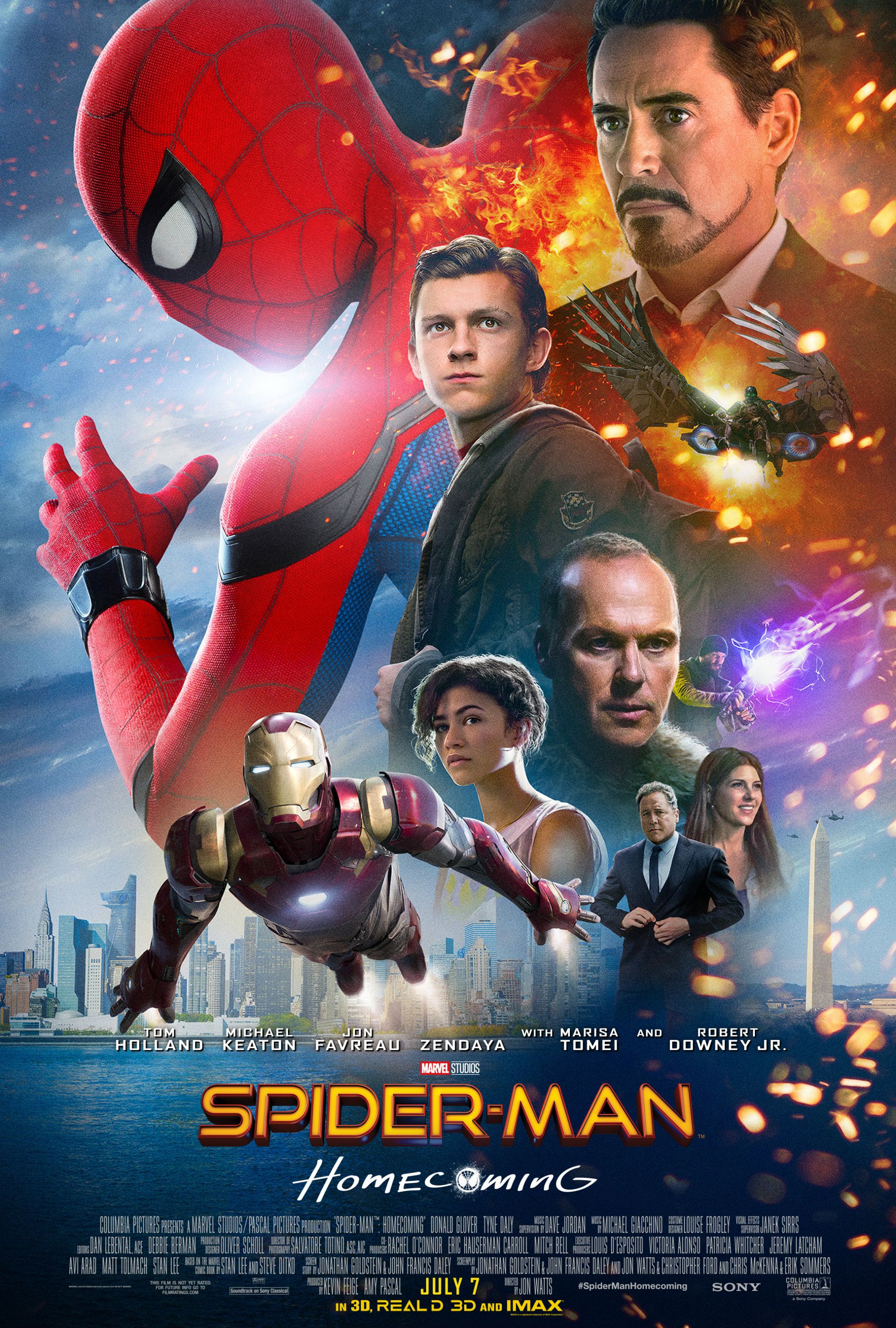 Final Spider Man Homecoming Poster