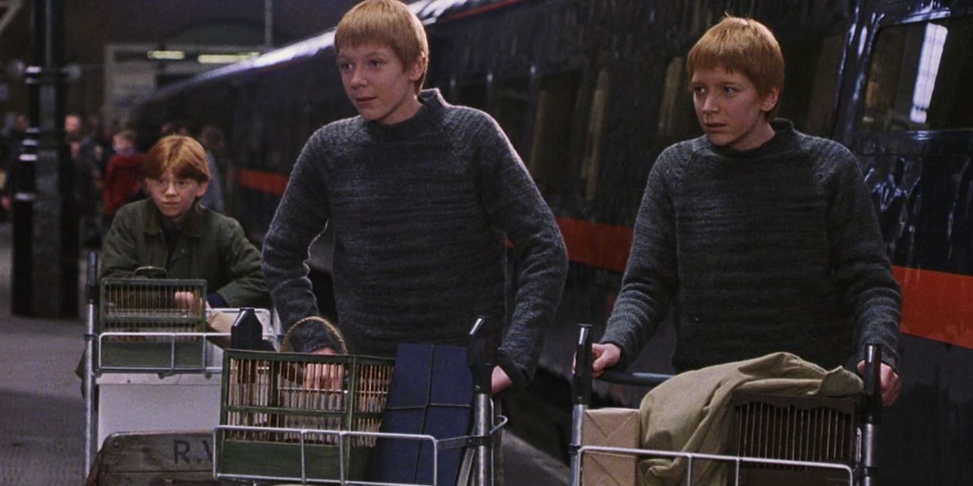 Fred and George Weasley Sorcerer's Stone