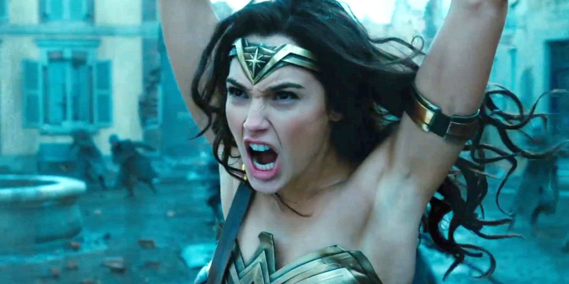 Gal Gadot as Wonder Woman Diana Prince in Wonder Woman