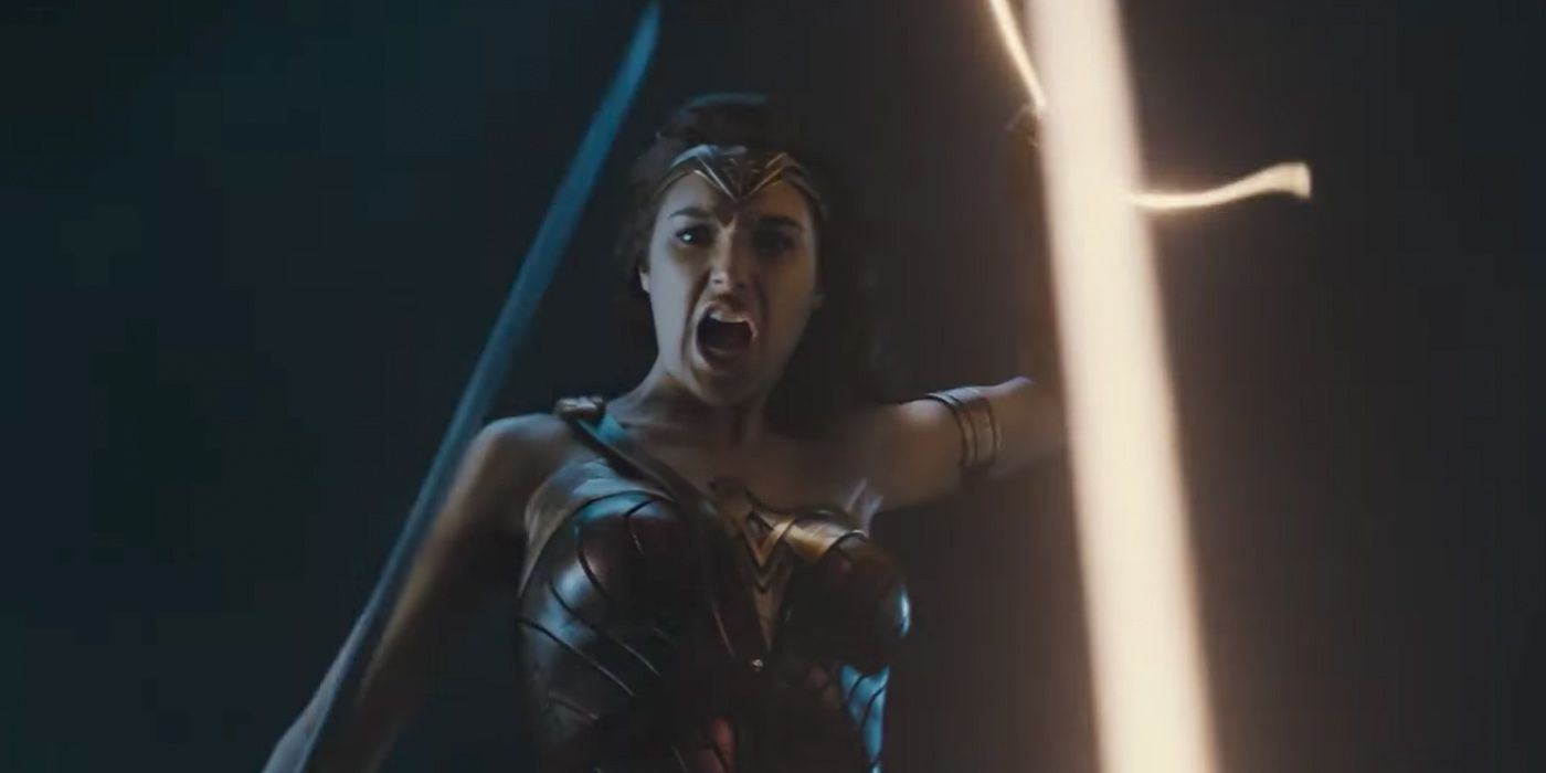 Gal Gadot as Wonder Woman with Lasso of Truth