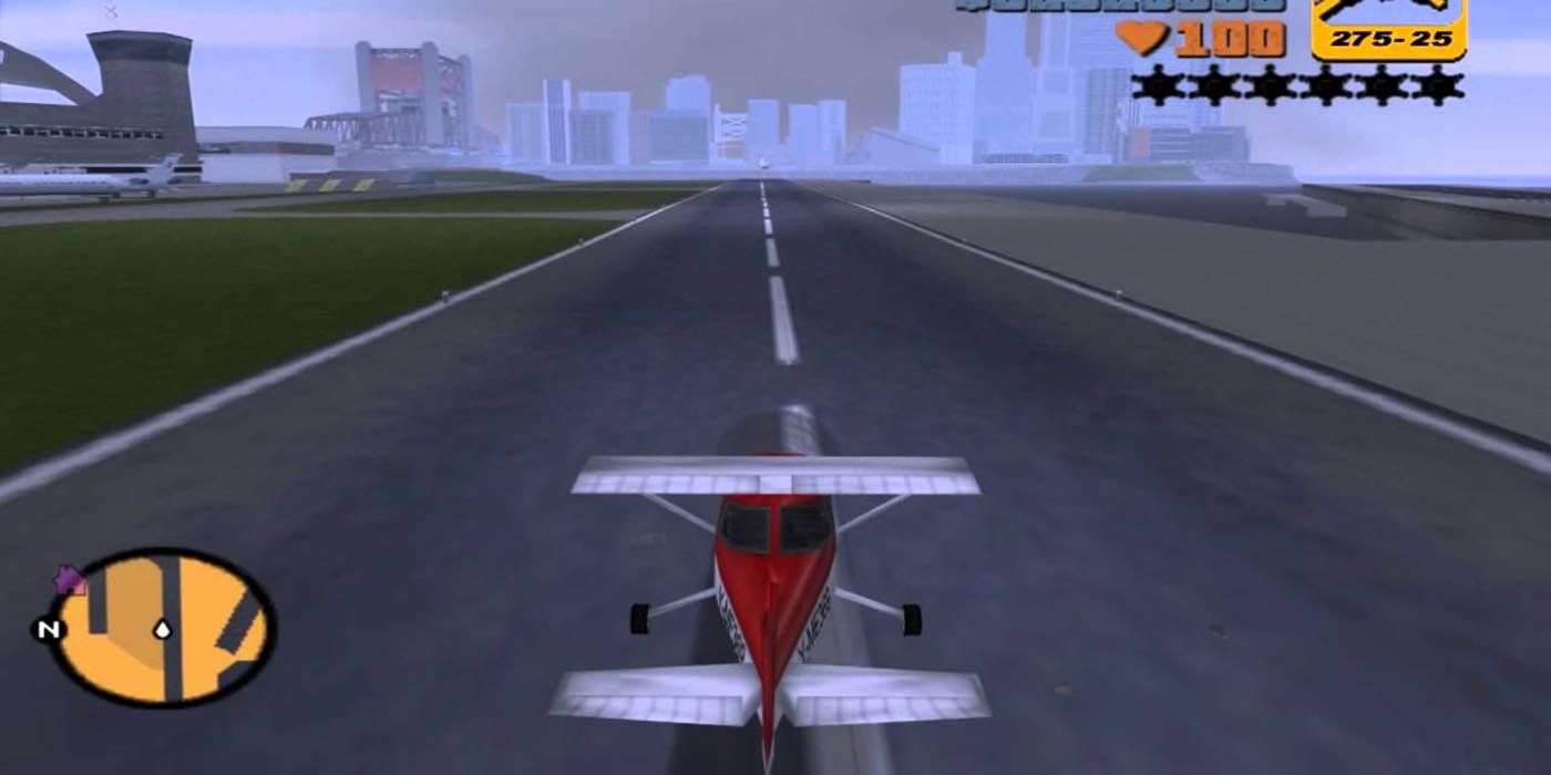 Um avião em Grand Theft Auto III