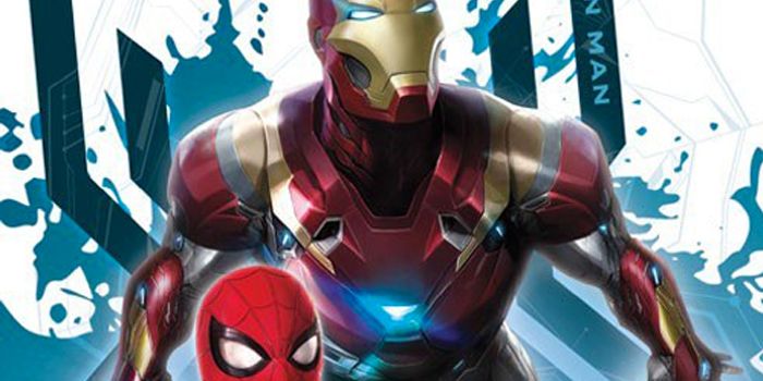Iron Man and Spider-man from Homecoming
