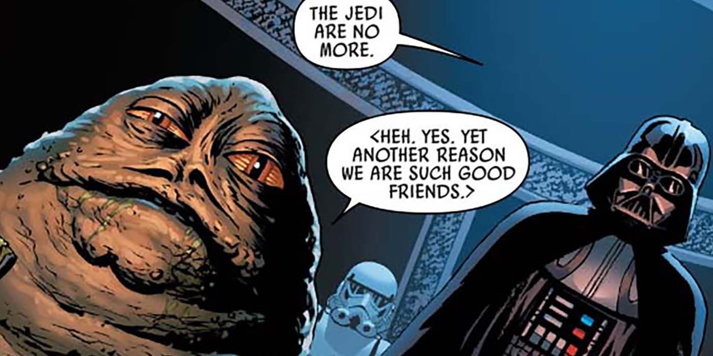 Jabba the Hutt and Darth Vader