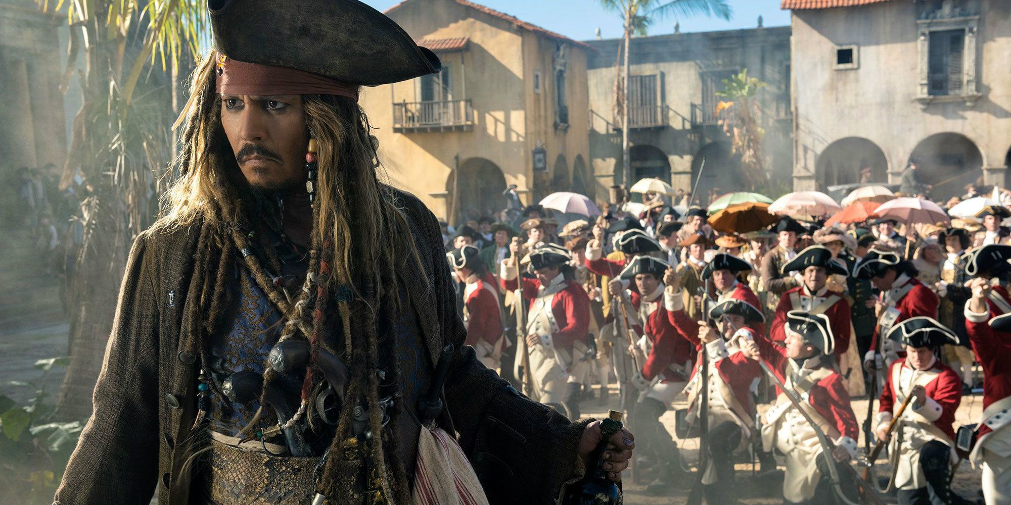Johnny Depp in Pirates of the Caribbean Dead Men Tell No Tales