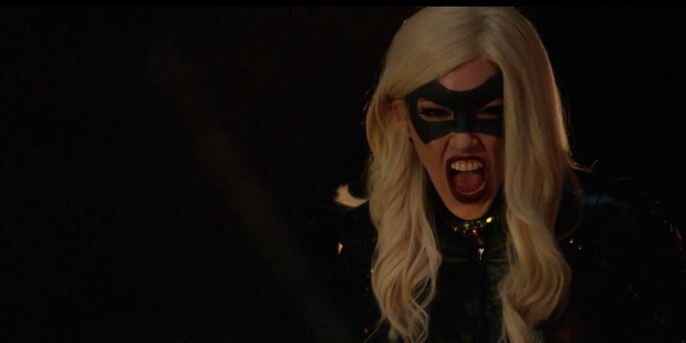 Laurel Lance does the Canary Cry on Arrow
