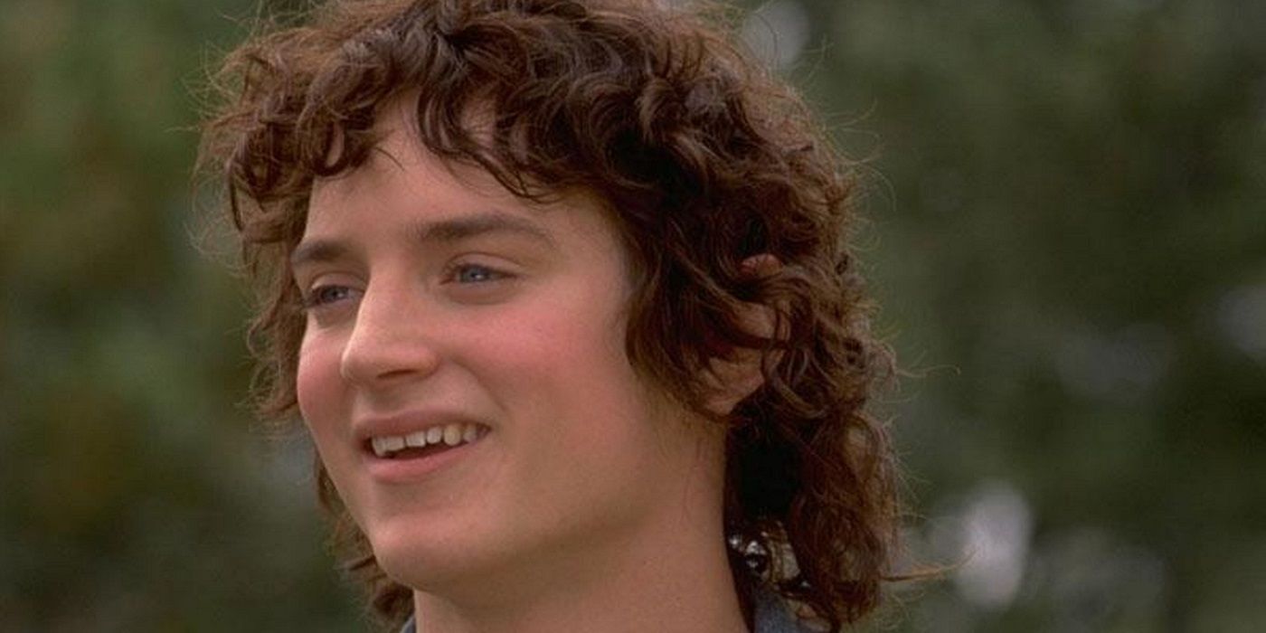 Lord of the Rings Elijah Wood as Frodo Baggins Smiling The Shire