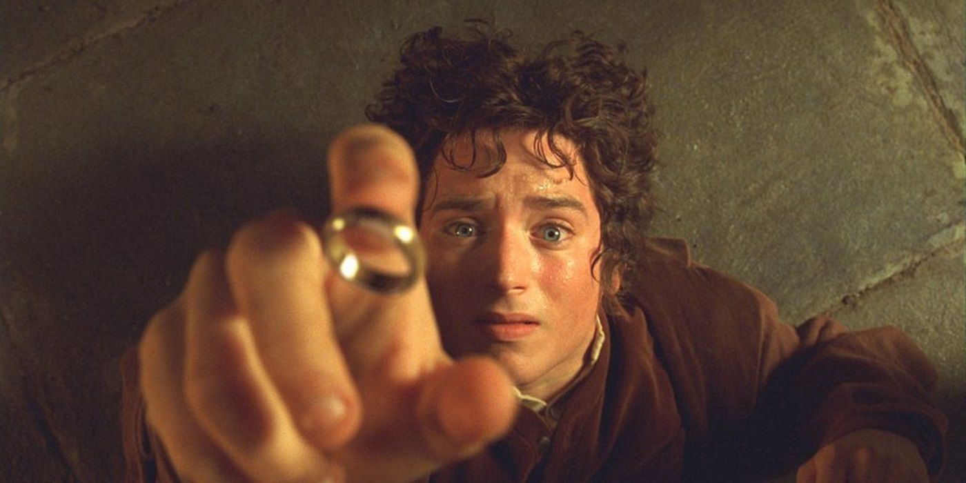 Lord of the Rings Elijah Wood as Frodo Baggins The One Ring Fall