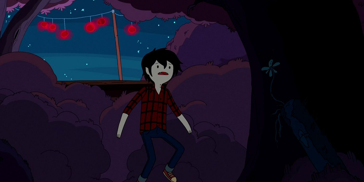 Marshall Lee entering a cave in Adventure Time