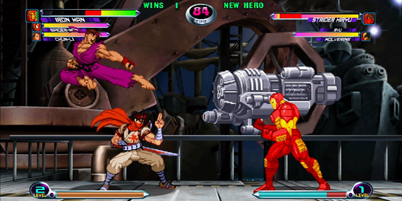 Marvel Vs Capcom 2 Iron Man Ryu Strider
