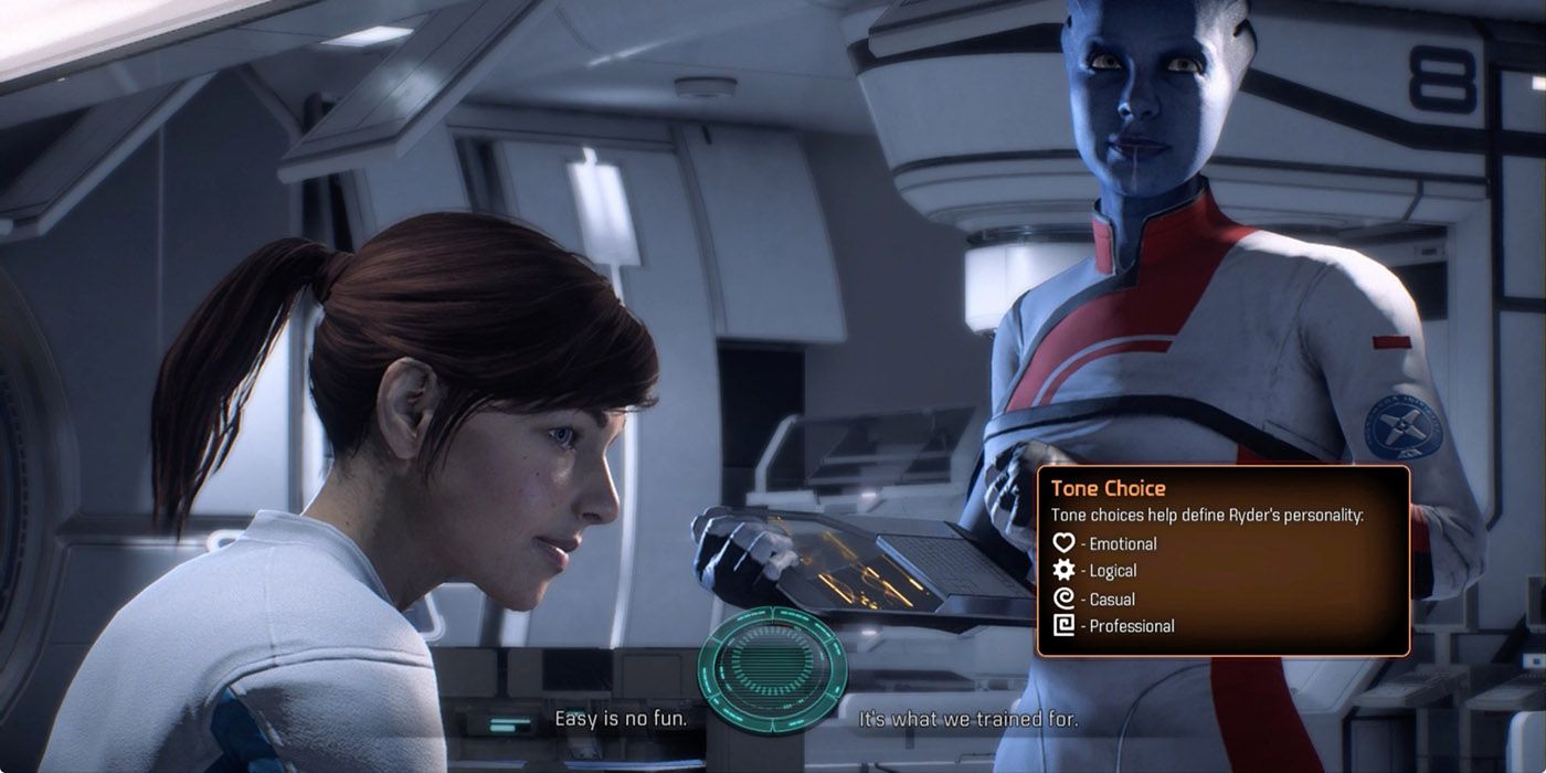 Mass Effect Andromeda - Dialogue tone choices
