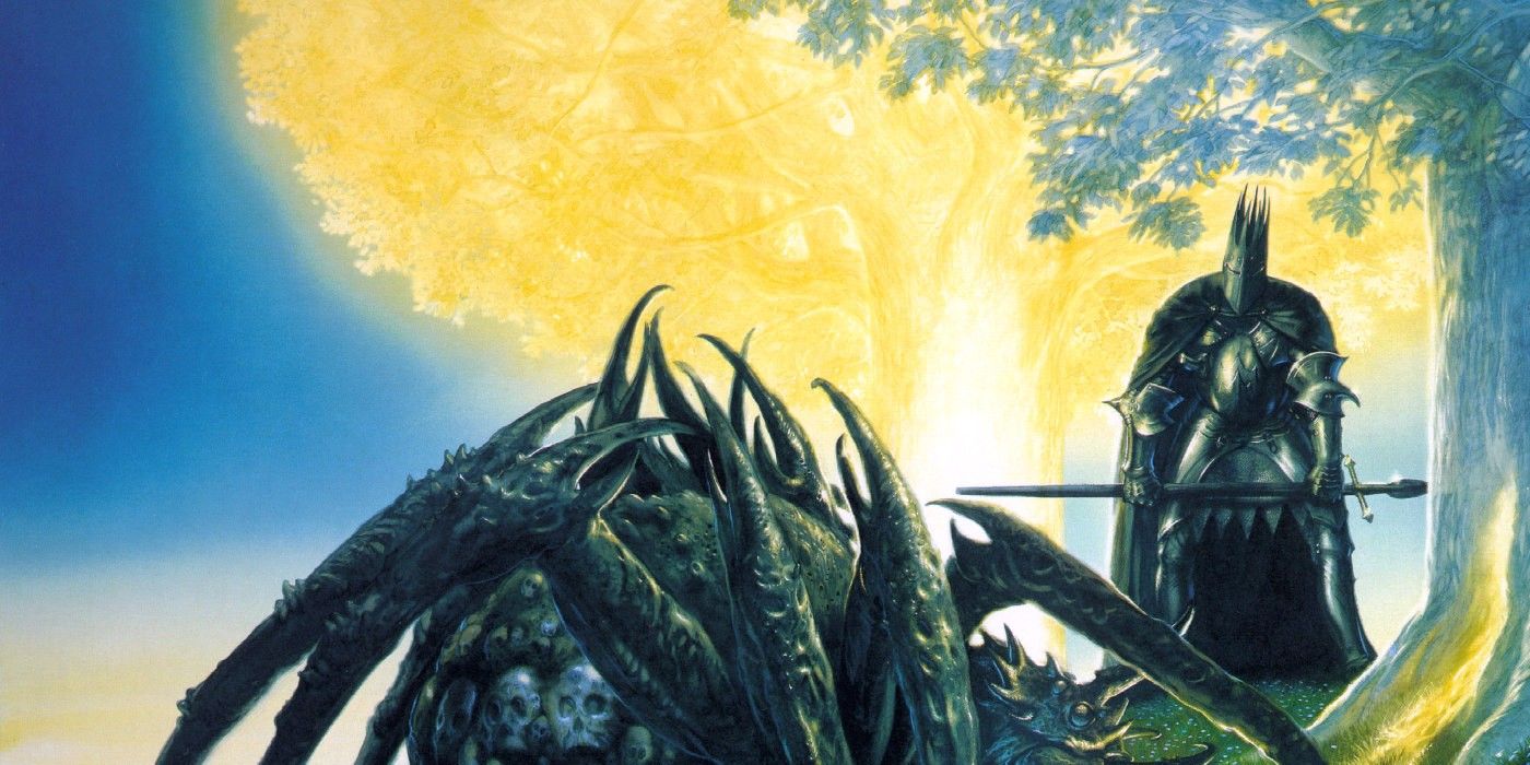 Melkor Morgoth and Ungoliant in Lord of the Rings Tolkien
