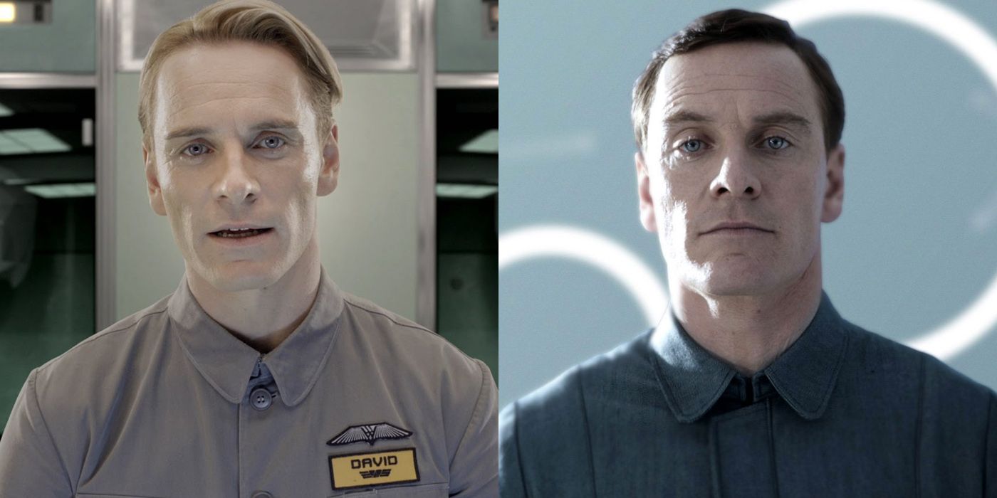 Michael Fassbender as David and Walter in Alien Covenant