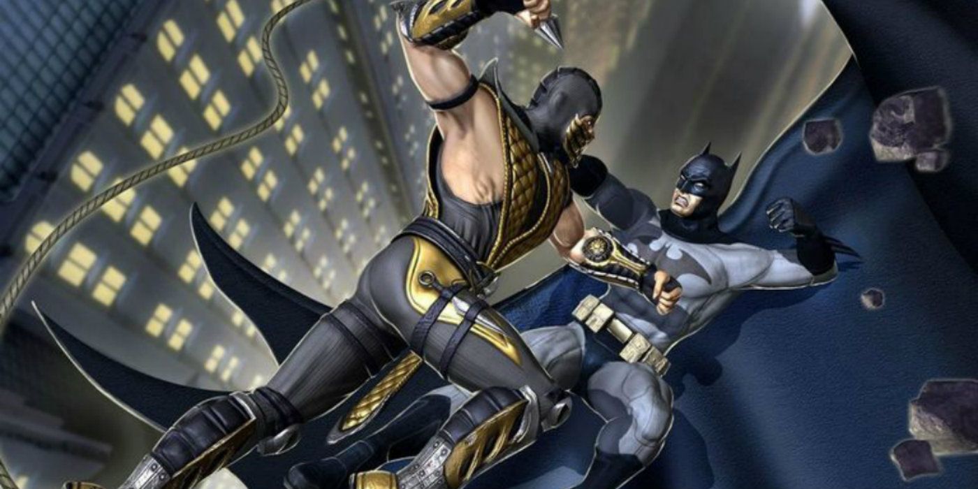 Mortal Kombat vs DC Universe Scorpion Batman.