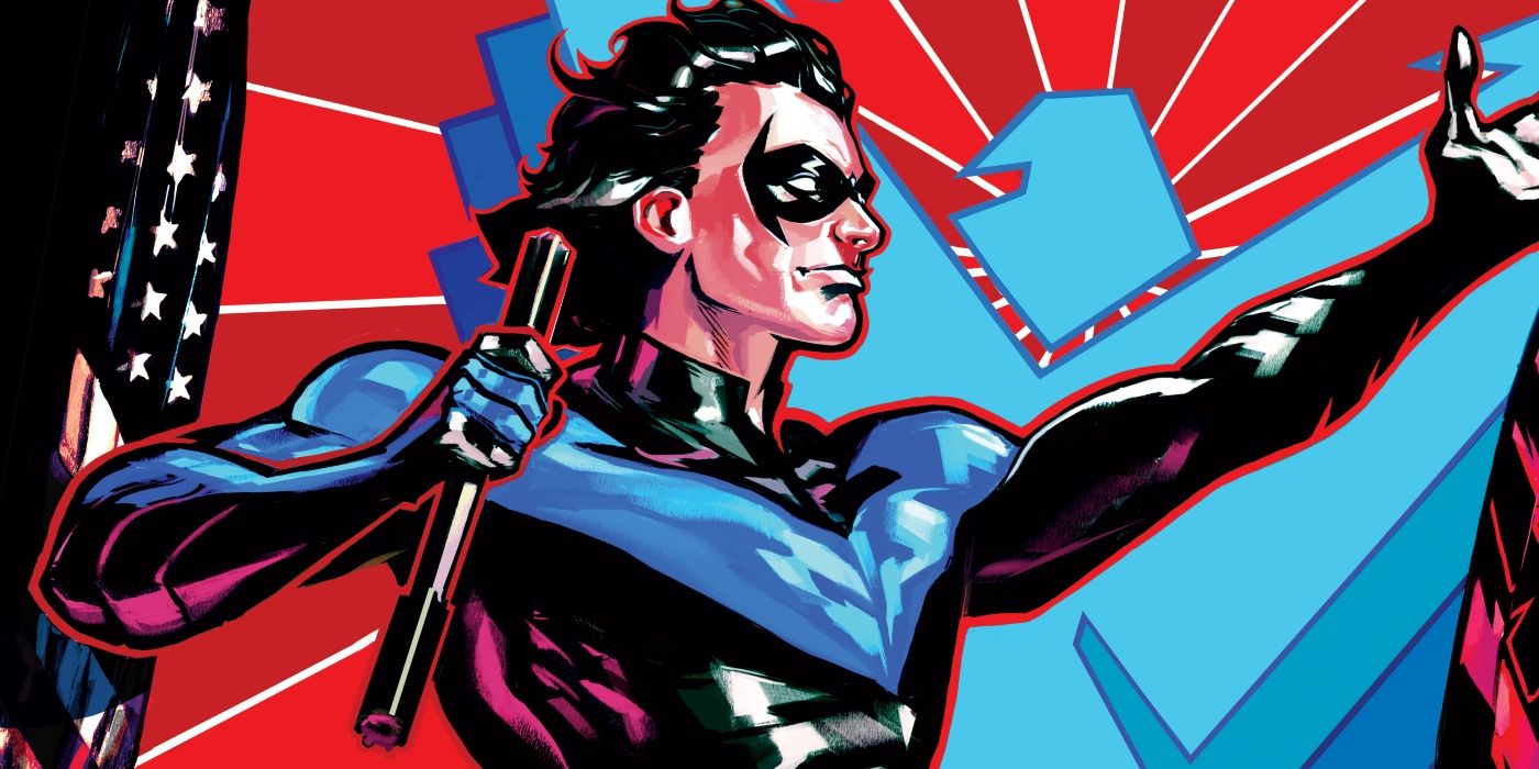 Cover to the Nightwing: New Order comic feautirng Nightwing