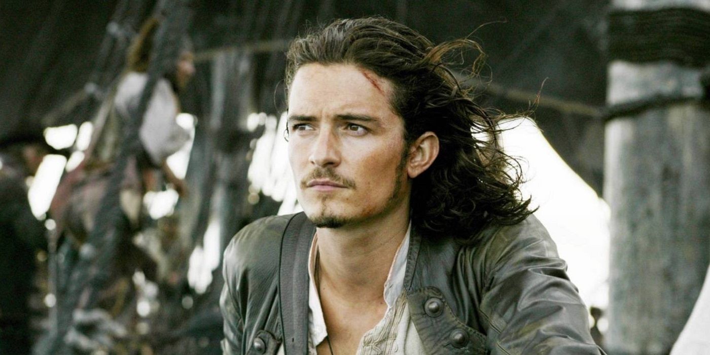 Orlando Bloom as Will Turner in Disney Pirates of the Caribbean