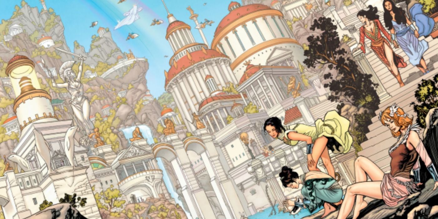 Paradise Island Wonder Woman comics