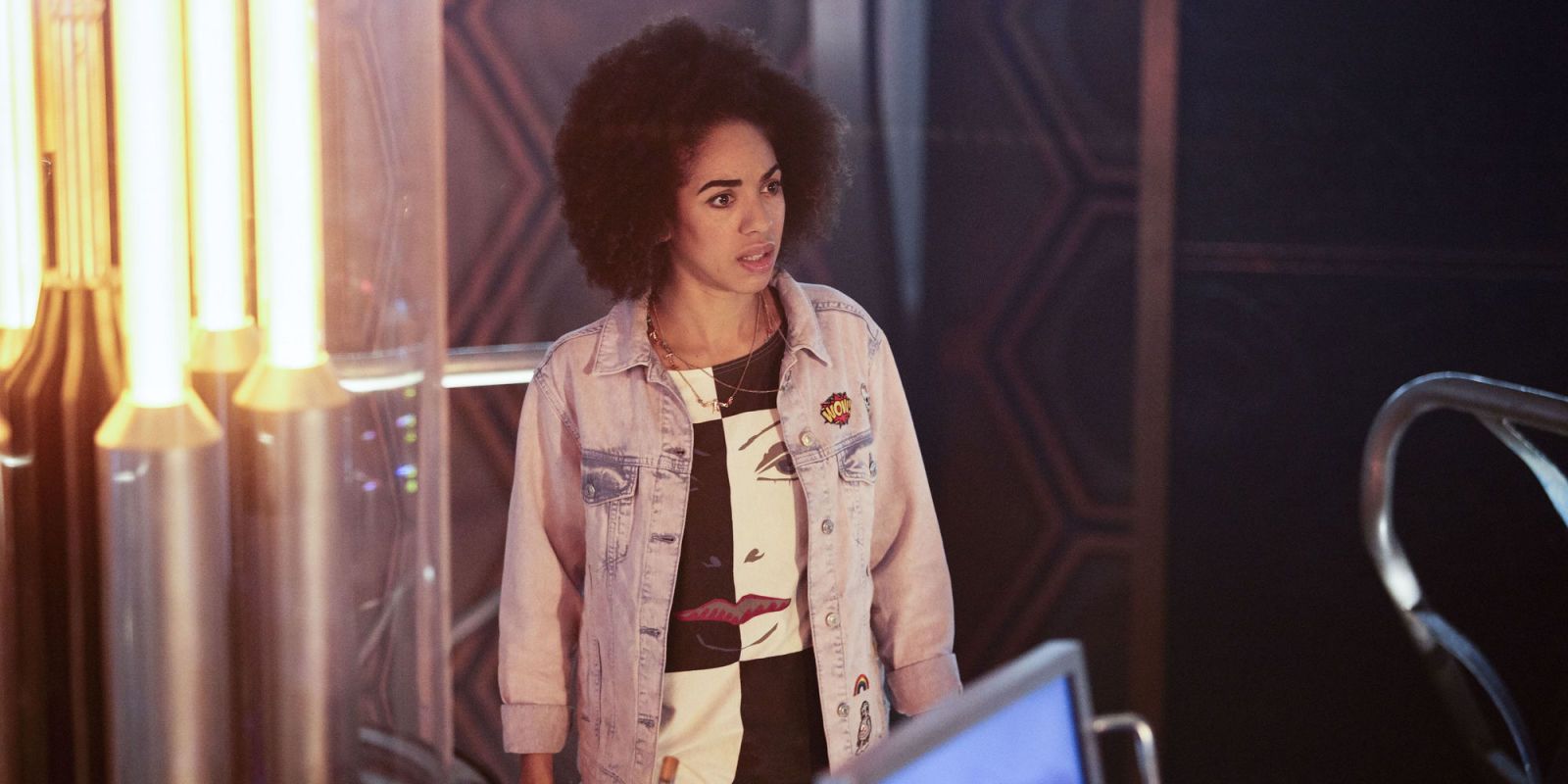 Pearl Mackie as Bill Potts in Doctor Who