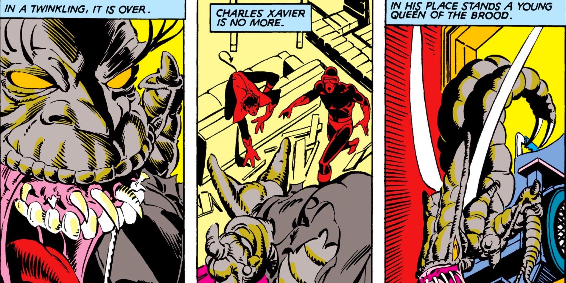 Professor X Is A Brood Queen In Uncanny X-Men 167