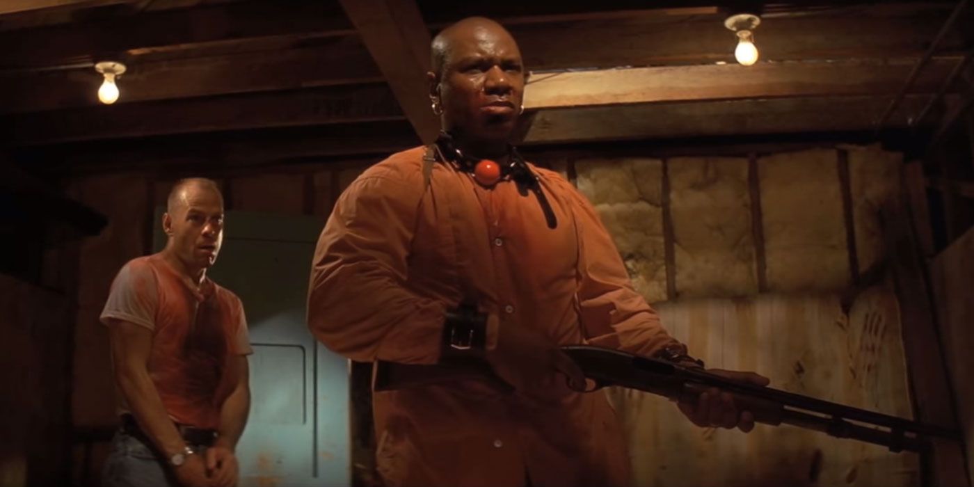 Marsellus Wallace prepares to get revenge on the molesters in Pulp Fiction