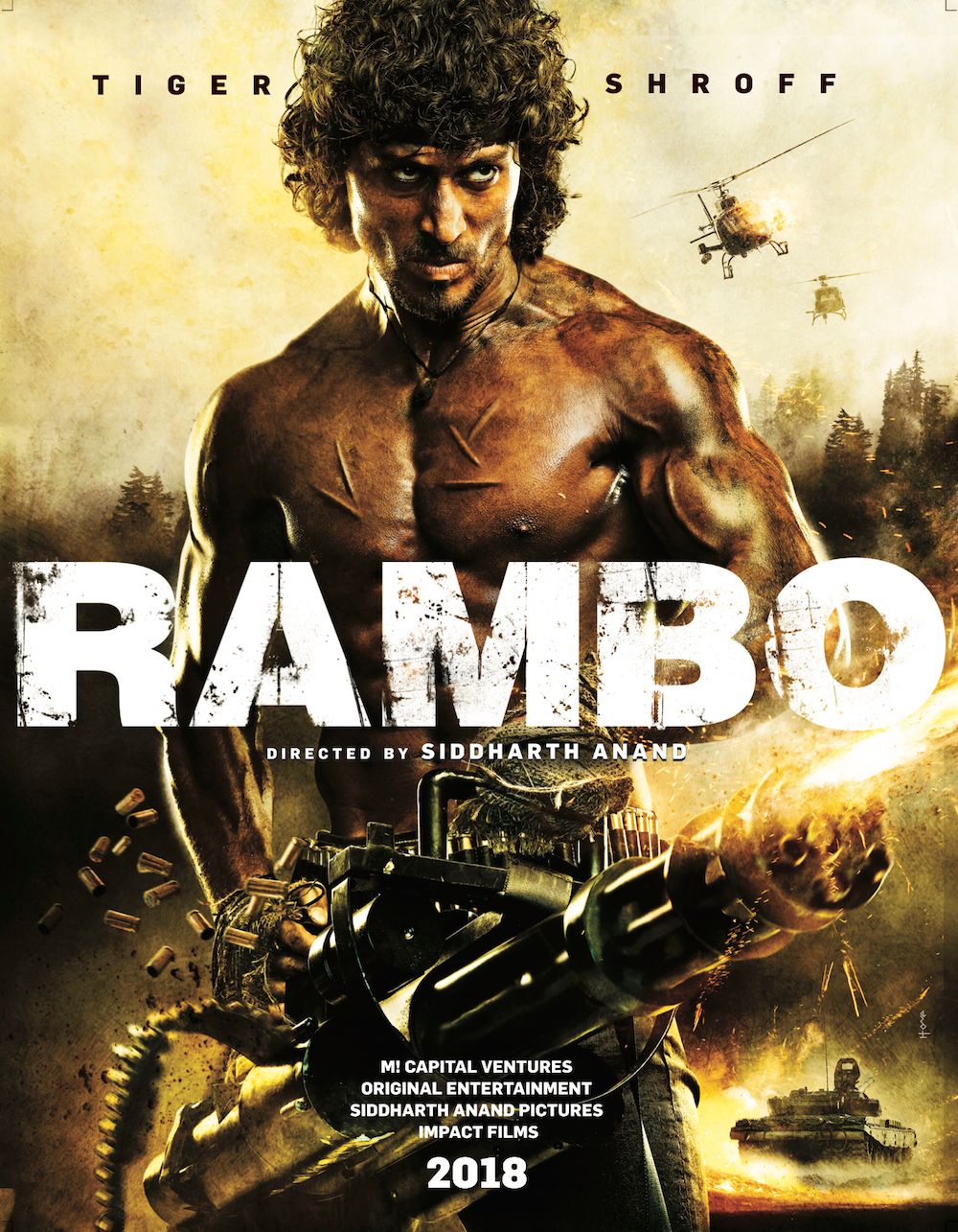 Rambo Indian Remake Poster Tiger Shroff