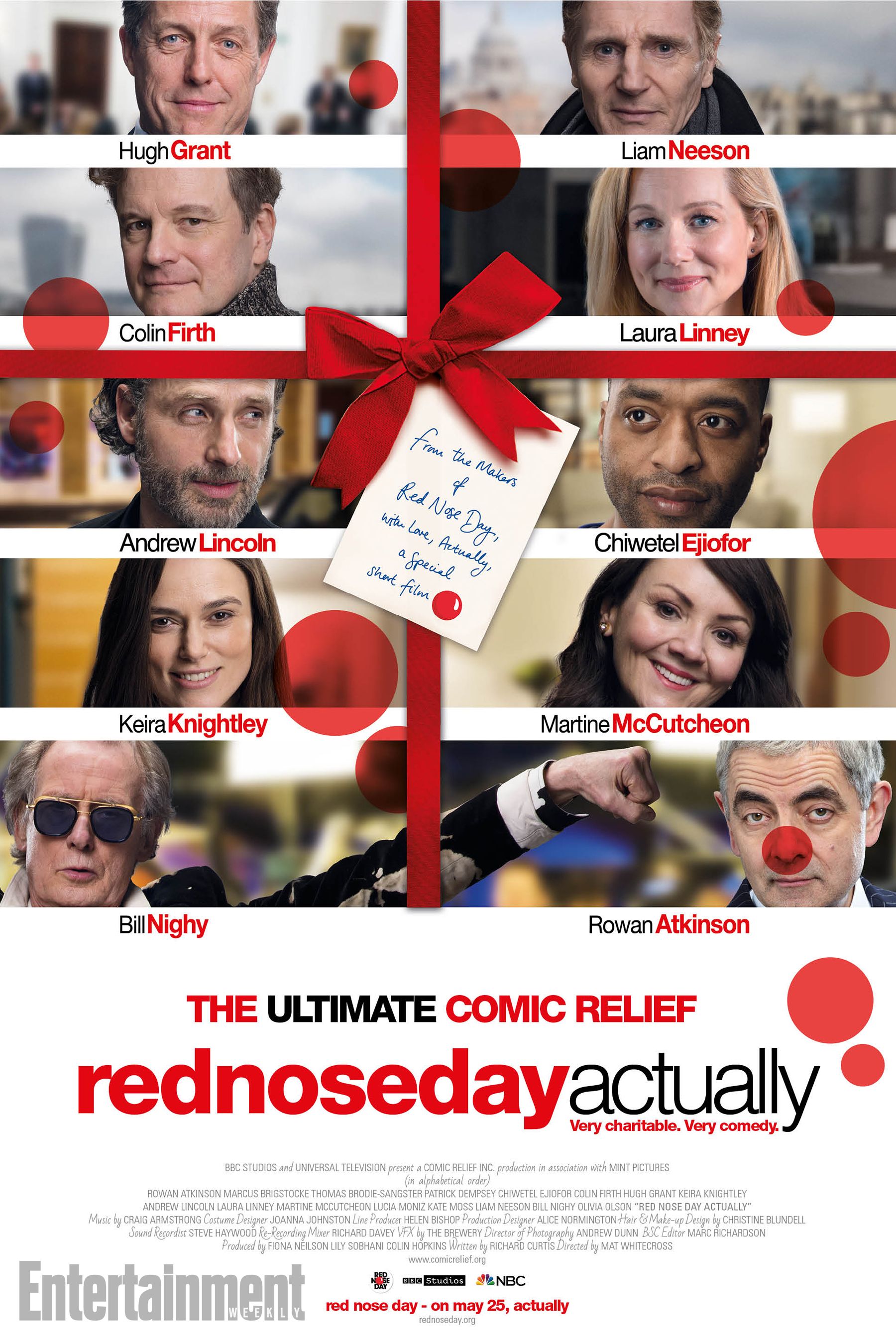 Red Nose Day Love Actually Poster