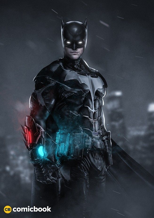Robbie Amell as Batman with Mask