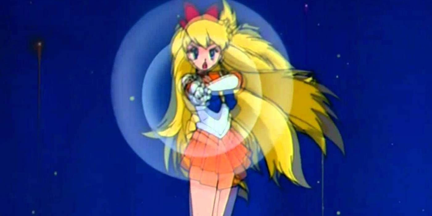 Sailor Moon Attack Crescent Beam by Sailor Venus