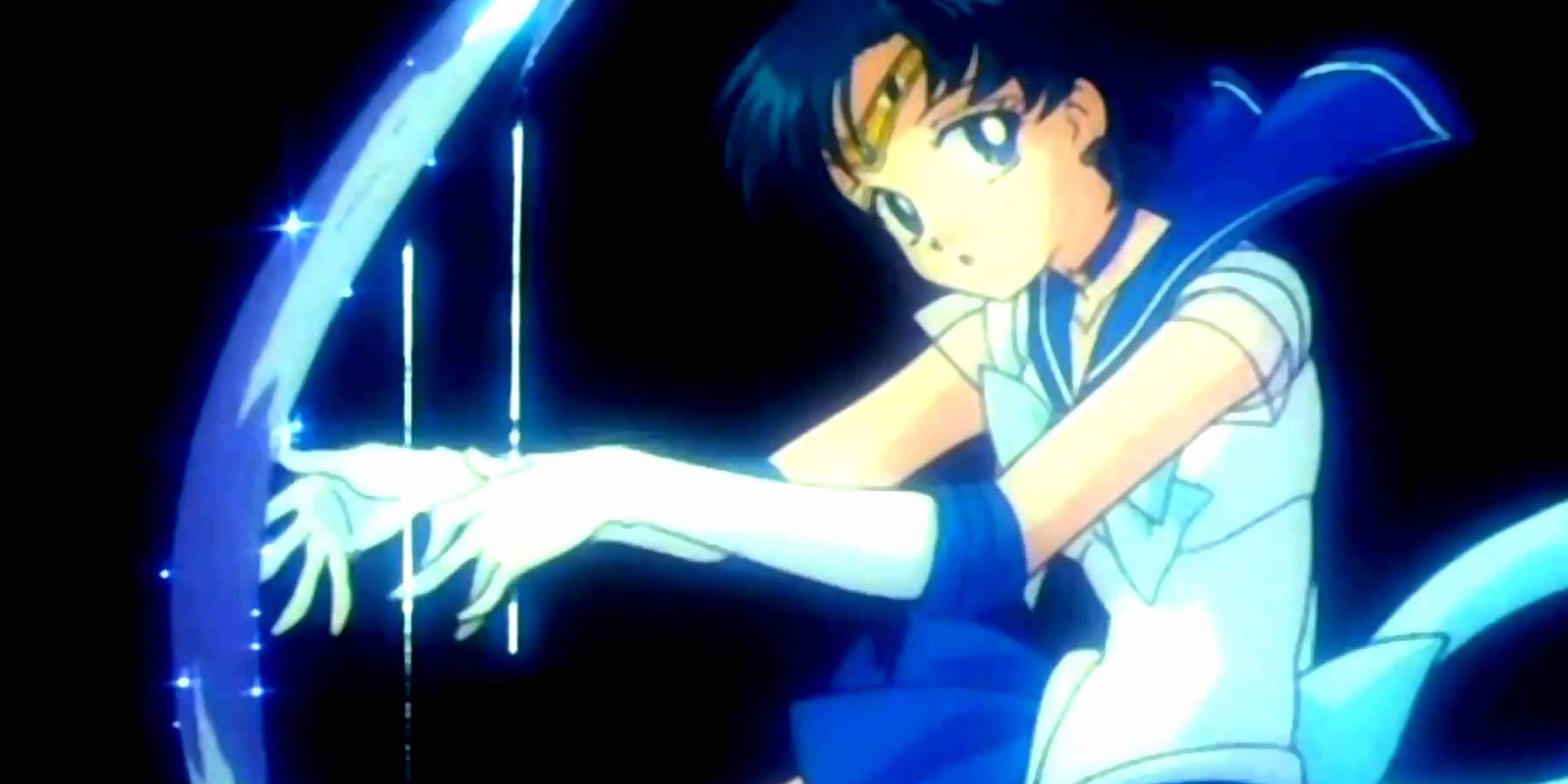 Sailor Moon Attacks Mercury Aqua Rhapsody by Sailor Mercury