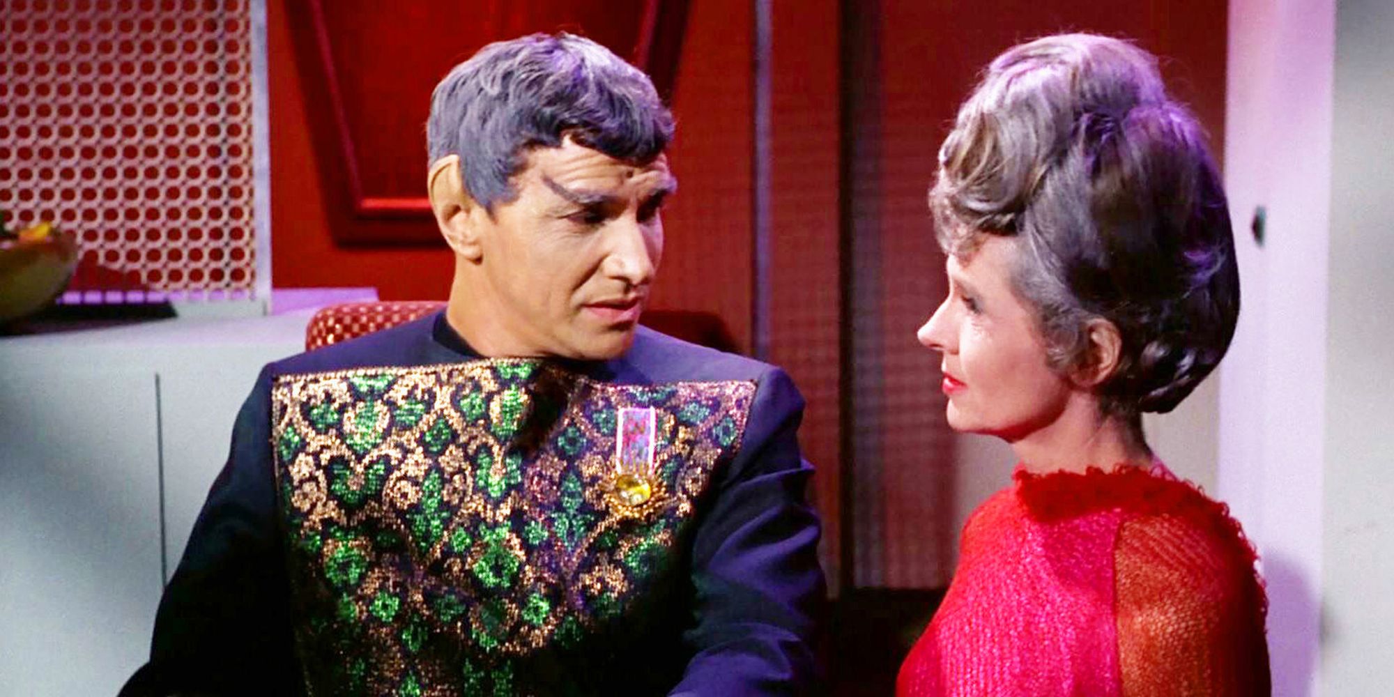 Sarek speaks to Amanda in Star Trek