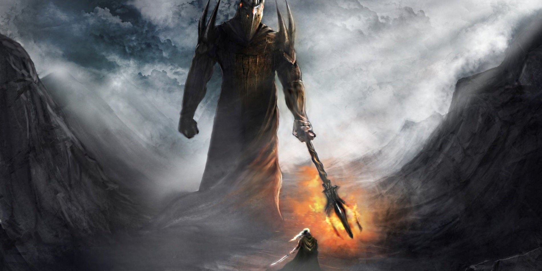 Sauron Mairon and Morgoth Melkon in Tolkien Lord of the Rings