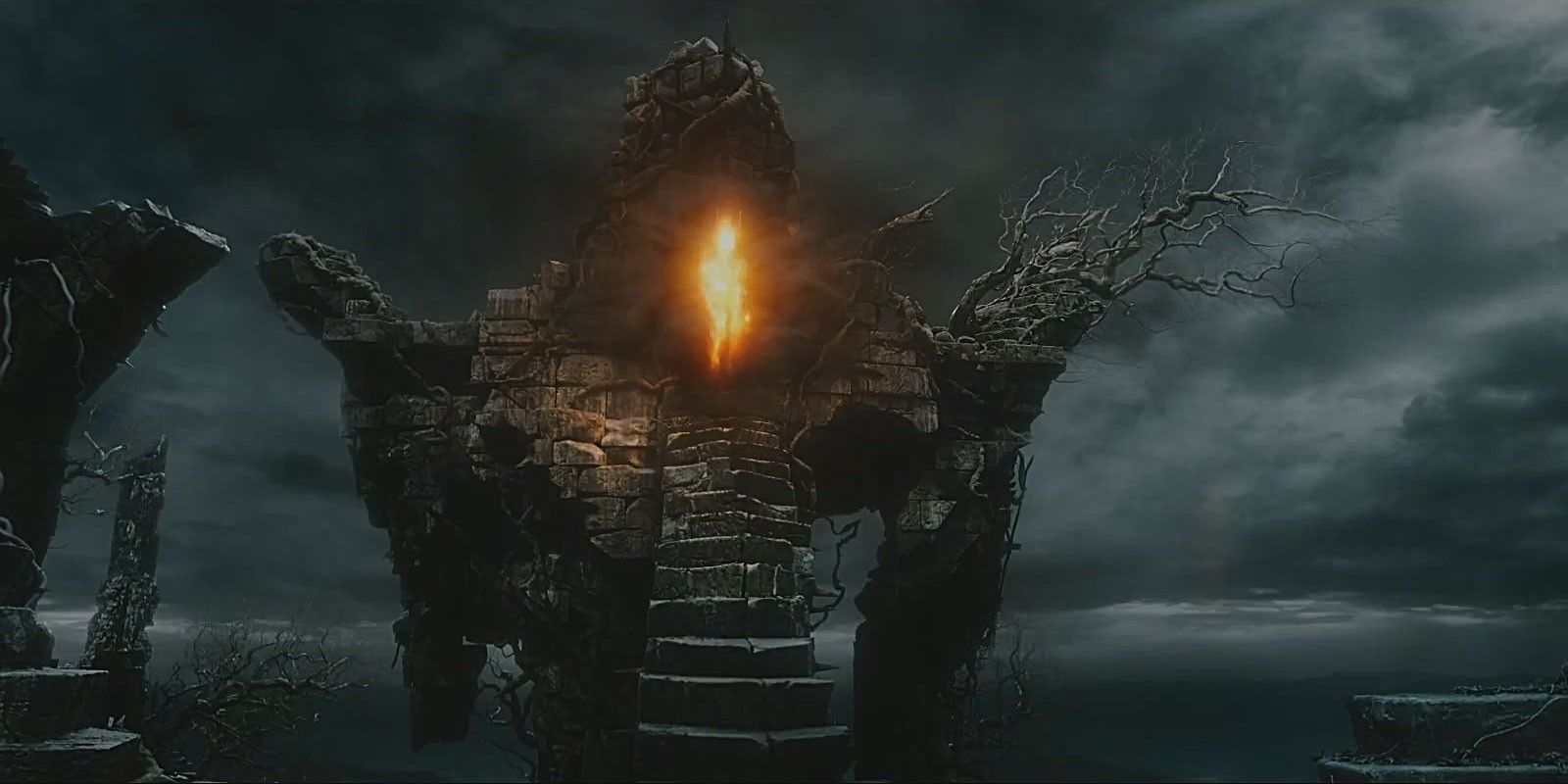 Sauron o Necromante em A Batalha dos Cinco Exércitos Hobbit