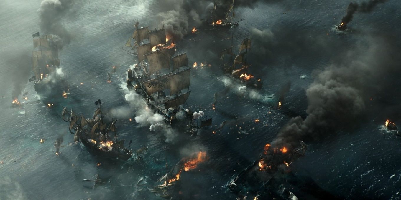 Ship battle in Dead Men Tell No Tales