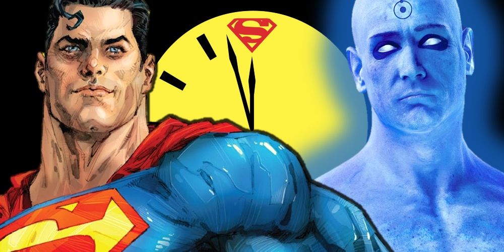 Superman Doctor Manhattan Doomsday Clock