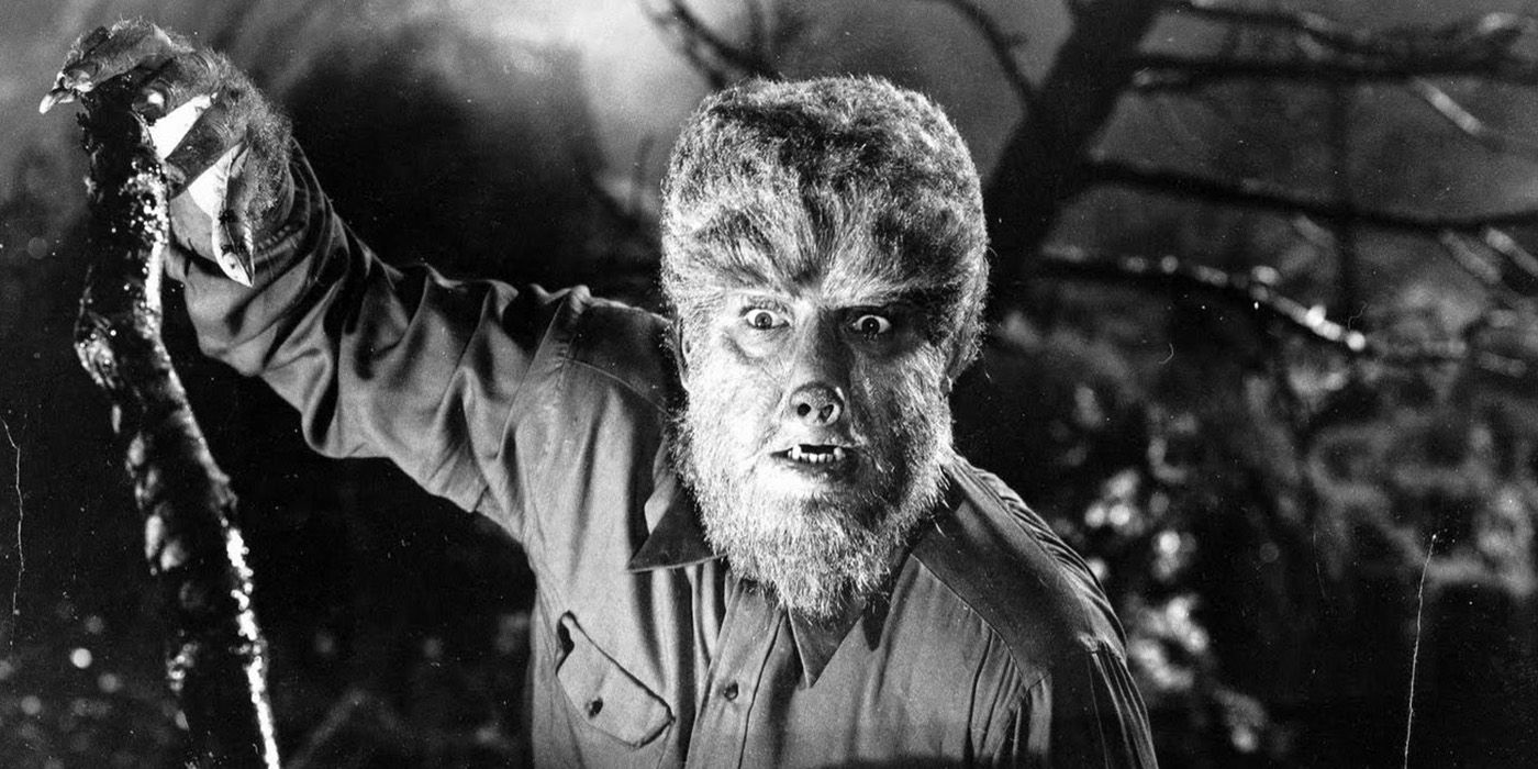 Lon Chaney plays The Wolf Man