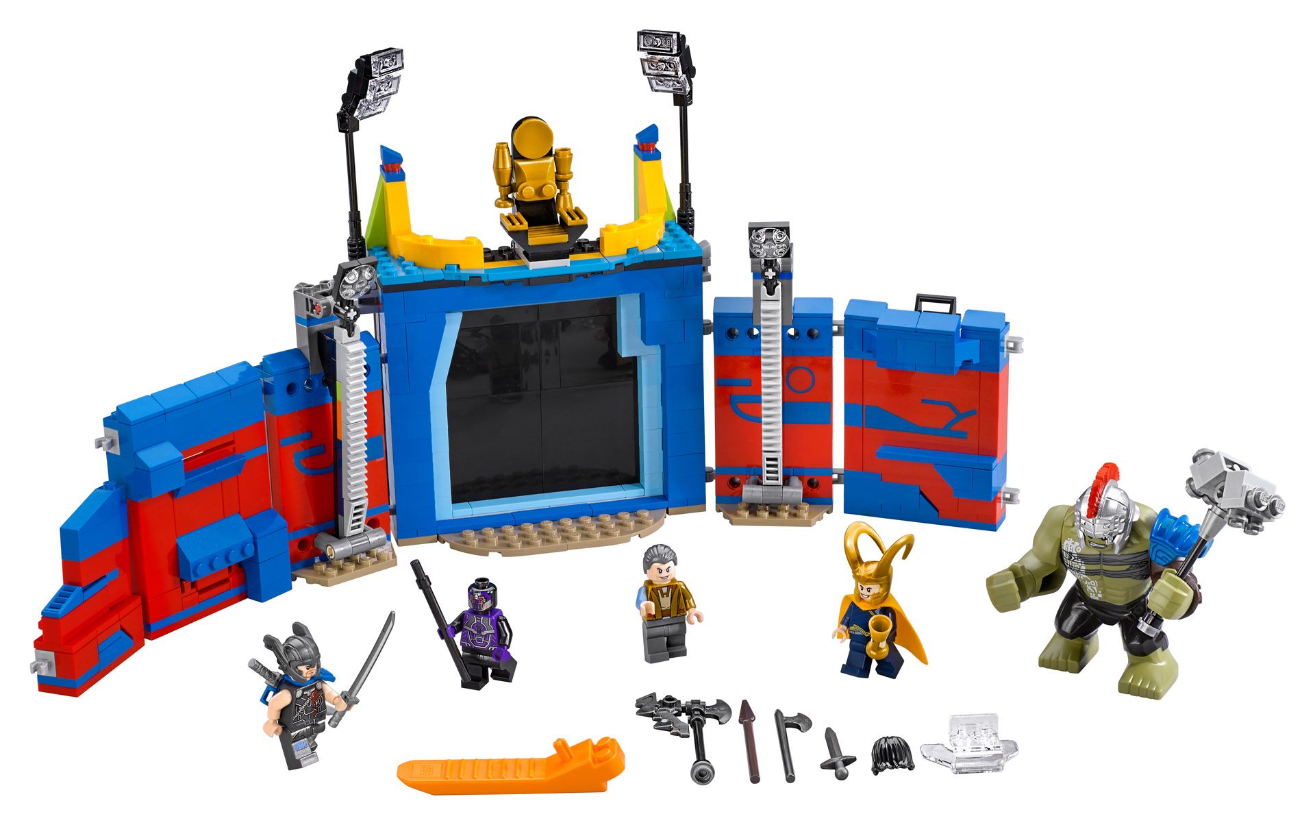 Marvel-Thor ragnorok Set x9 Figure-Hulk-Hela-Loki s'adapte LEGO 