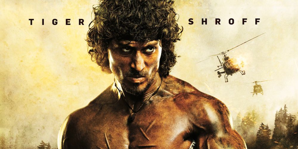 Tiger Shroff as Rambo in the Indian Remake