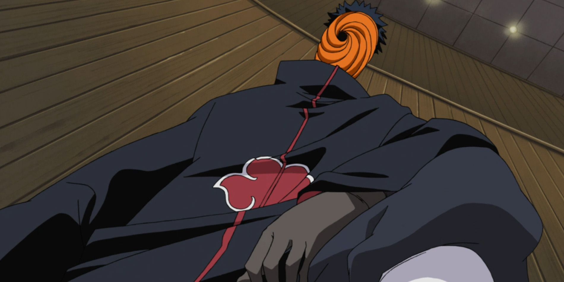 Tobi in his mask in Naruto