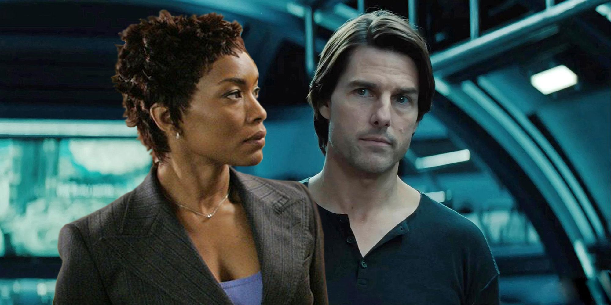 Tom Cruise in Mission: Impossible 4 and Angela Bassett