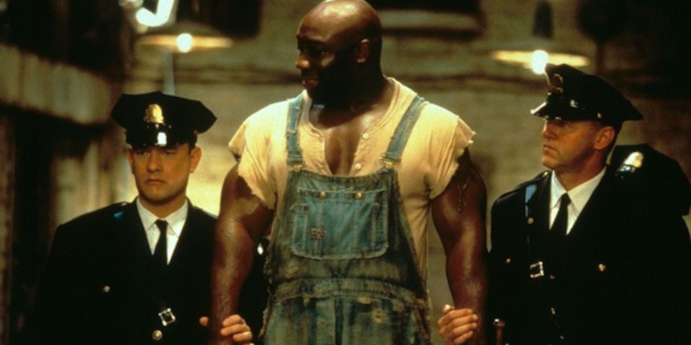 John with the two guards in The Green Mile