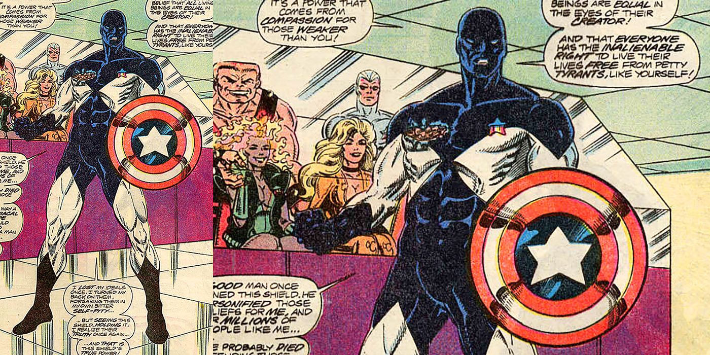 Vance Astro finds Captain America's shield